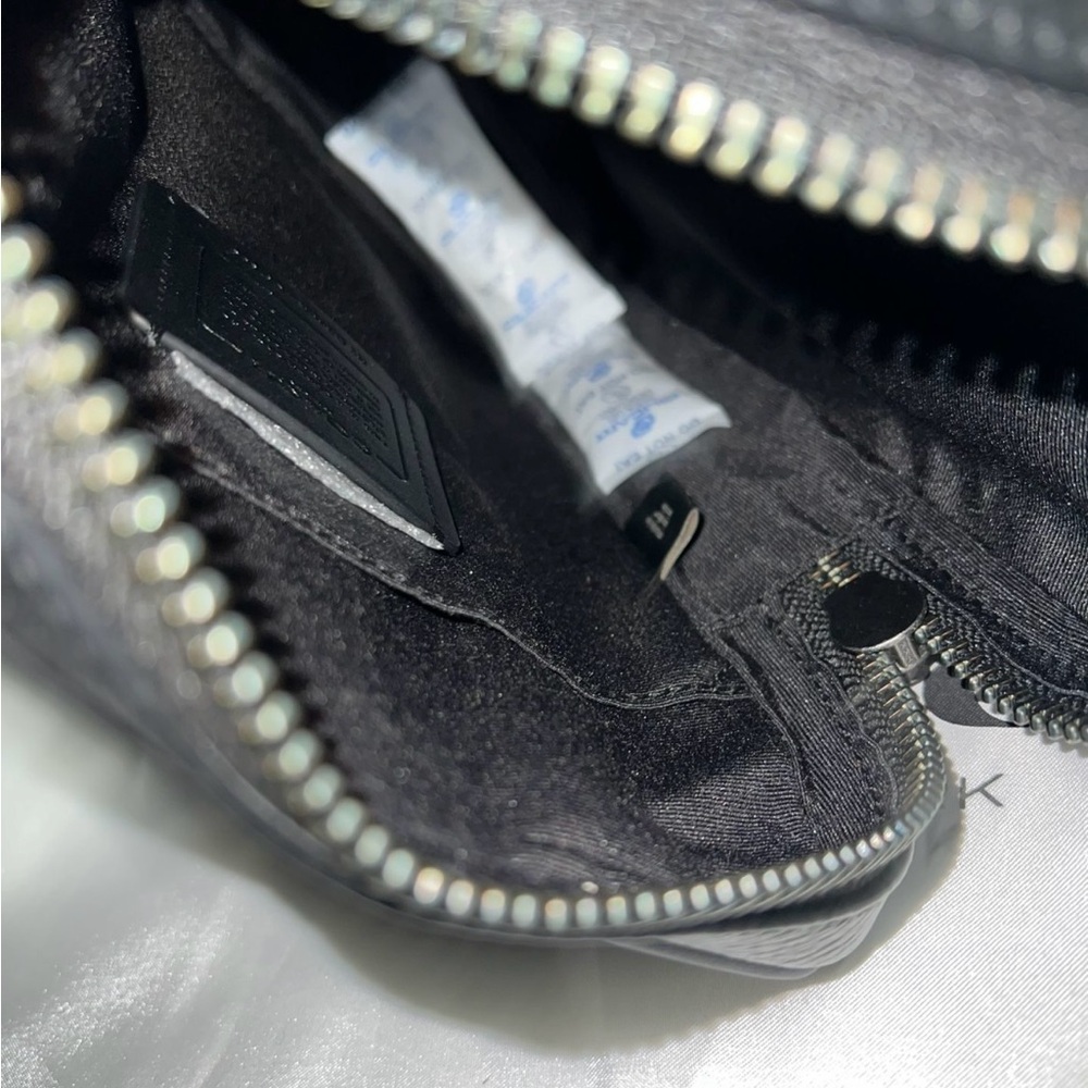Coach Black Leather Messenger Bag - Picture 6 of 8